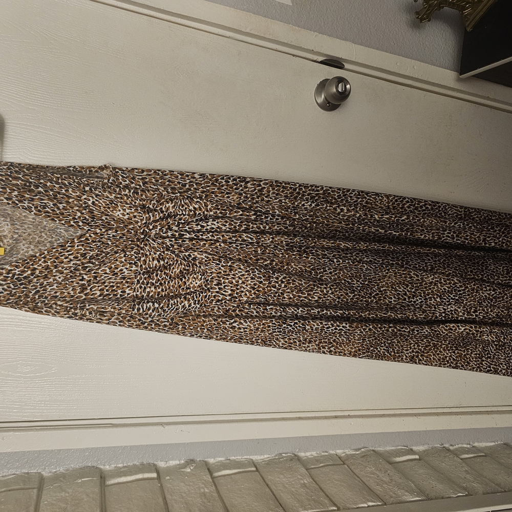 Leopard Print Maxi Dress